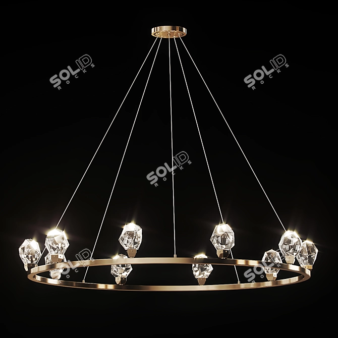 Crystal Chandelier | Lampatron CRISTEL R 3D model image 3