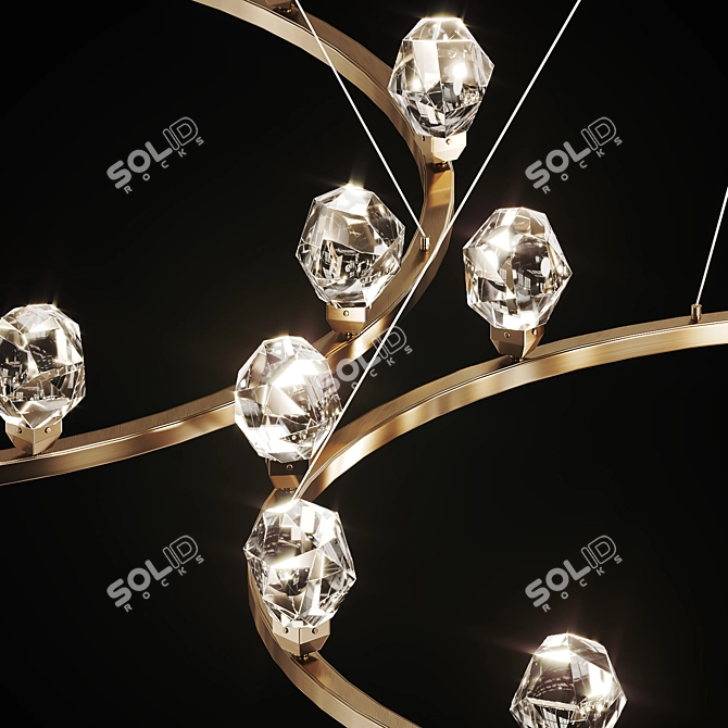 Crystal Chandelier | Lampatron CRISTEL R 3D model image 4