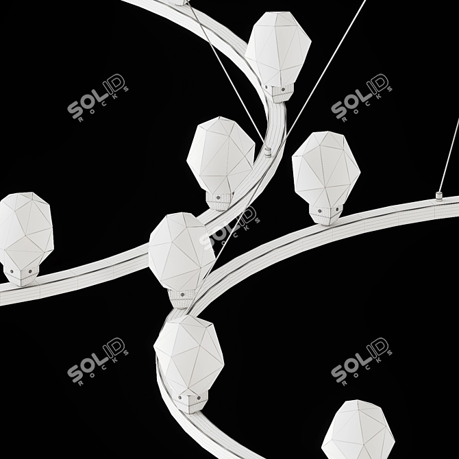 Crystal Chandelier | Lampatron CRISTEL R 3D model image 5