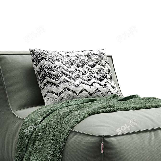 Elevated Comfort: Mareta XL Lounge 3D model image 2