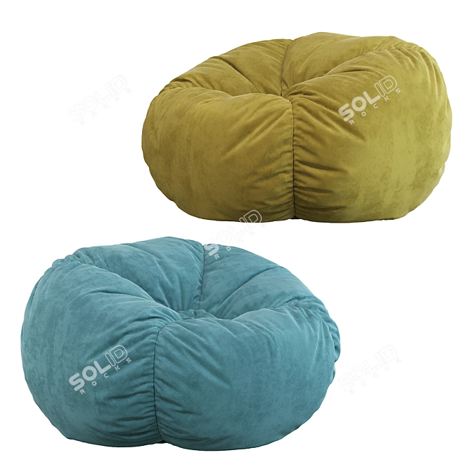 ComfyBean Special Order: Customizable Bean Bag 3D model image 2
