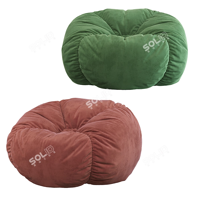 ComfyBean Special Order: Customizable Bean Bag 3D model image 4