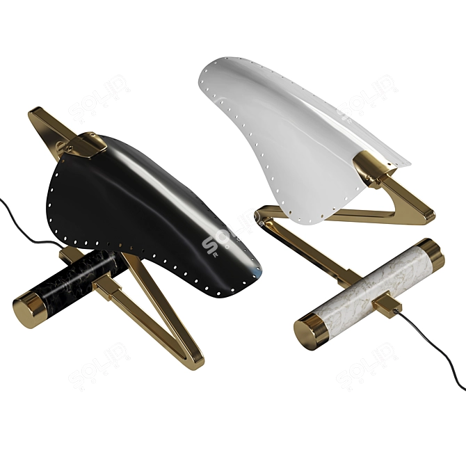 Timeless Elegance: Kirk Table Lamp 3D model image 2