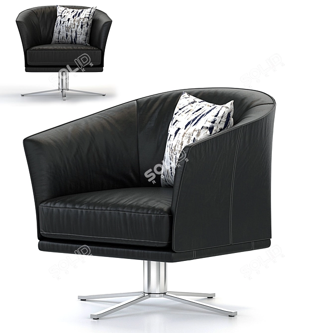 Luxury DS 291-f4 Chair 3D model image 2