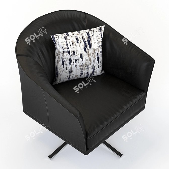 Luxury DS 291-f4 Chair 3D model image 4