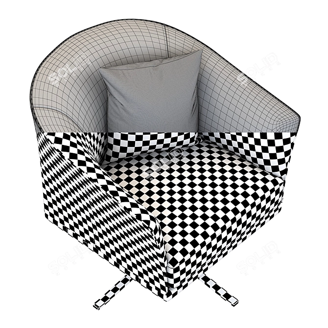 Luxury DS 291-f4 Chair 3D model image 5