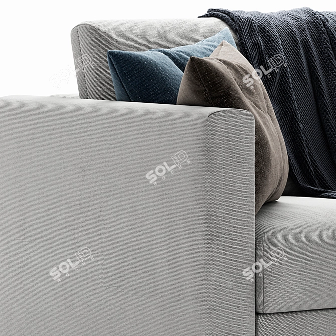 Elegant and Comfortable Ikea Finnala Sofa 3D model image 2