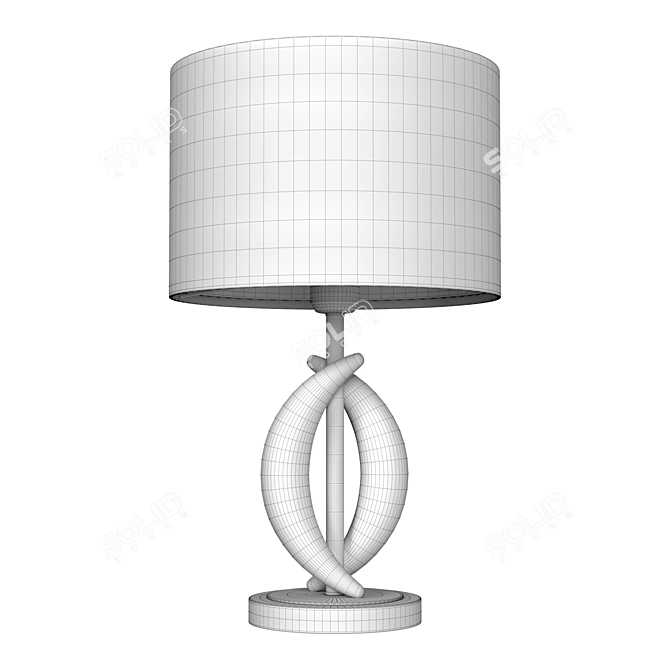 Modern Golden Table Lamp - Cima H013TL-01G 3D model image 3