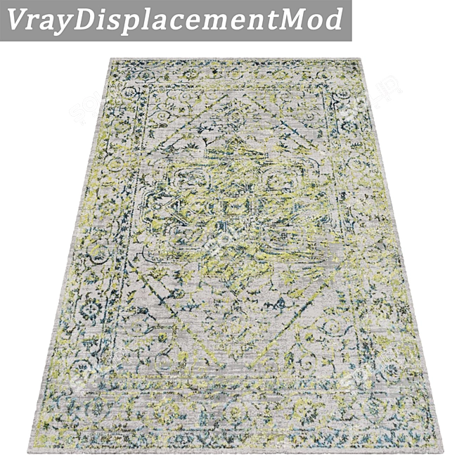 Luxury Texture Carpets Set 3D model image 3