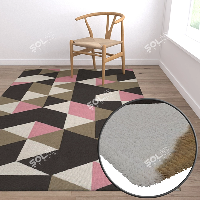 Luxury Carpets Collection 3D model image 5