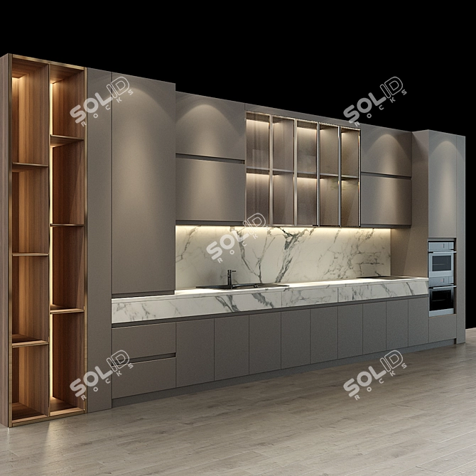 Multifunctional Kitchen Organizer 3D model image 2