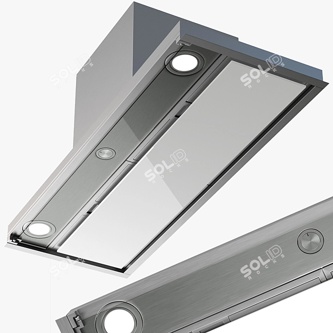 Elica Boxin Plus: Sleek Built-In Hood 3D model image 6