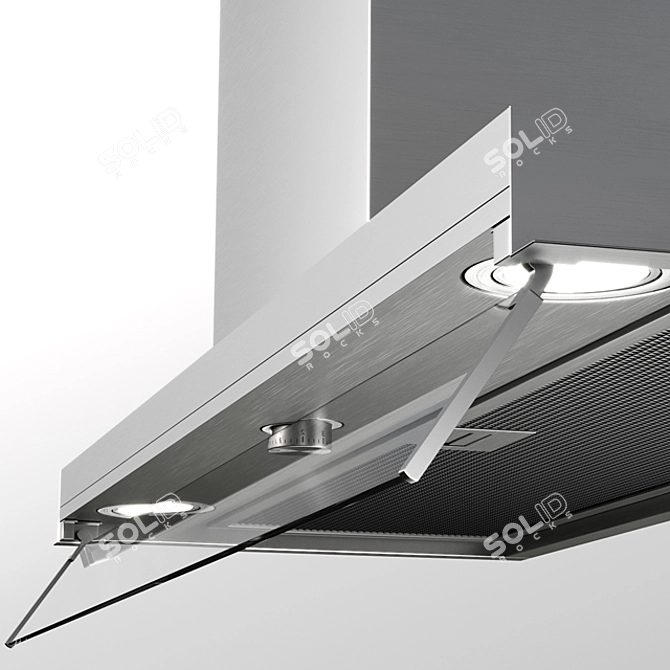 Elica Boxin: Sleek Built-in Hood 3D model image 2