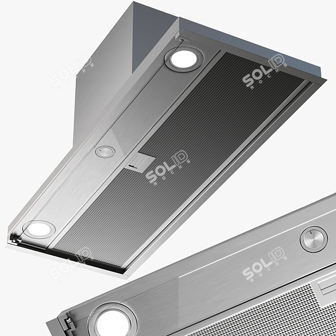 Elica Boxin: Sleek Built-in Hood 3D model image 6