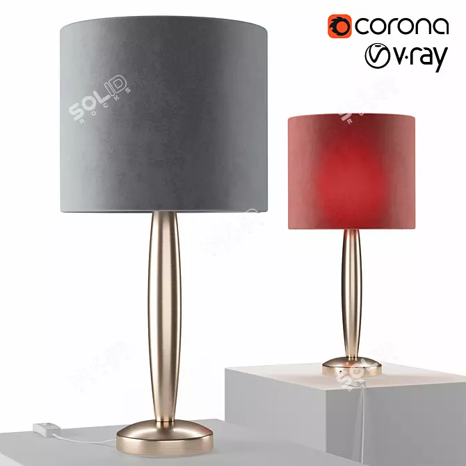 Askona Michel Table Lamp - Elegant Lighting Solution 3D model image 1