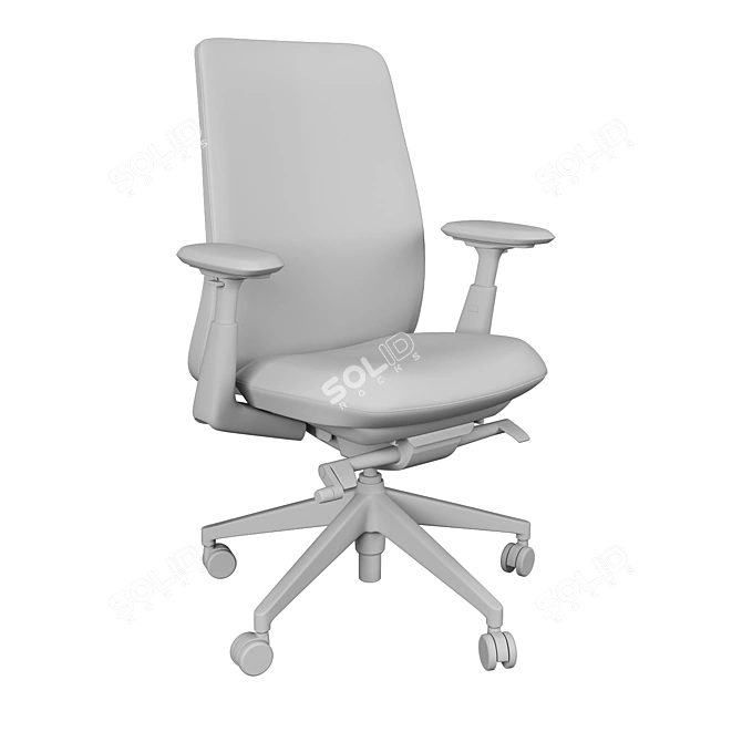 Elevate Your Comfort with the Haworth Soji Chair 3D model image 2