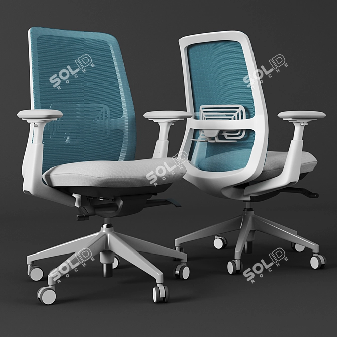 Elevate Your Comfort with the Haworth Soji Chair 3D model image 5