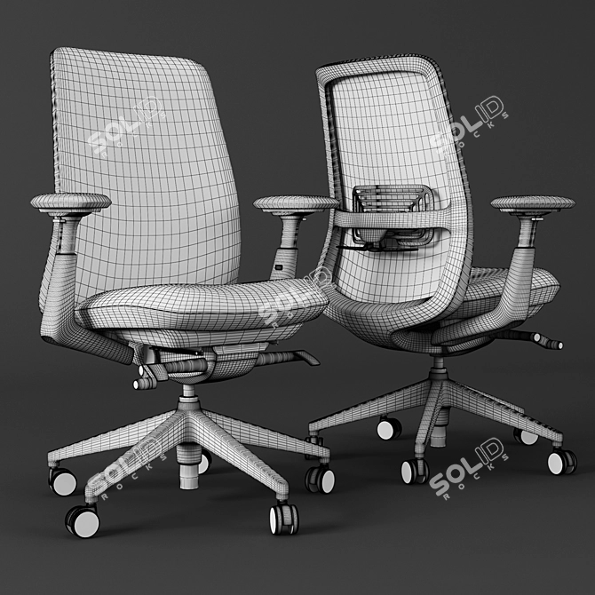 Elevate Your Comfort with the Haworth Soji Chair 3D model image 6