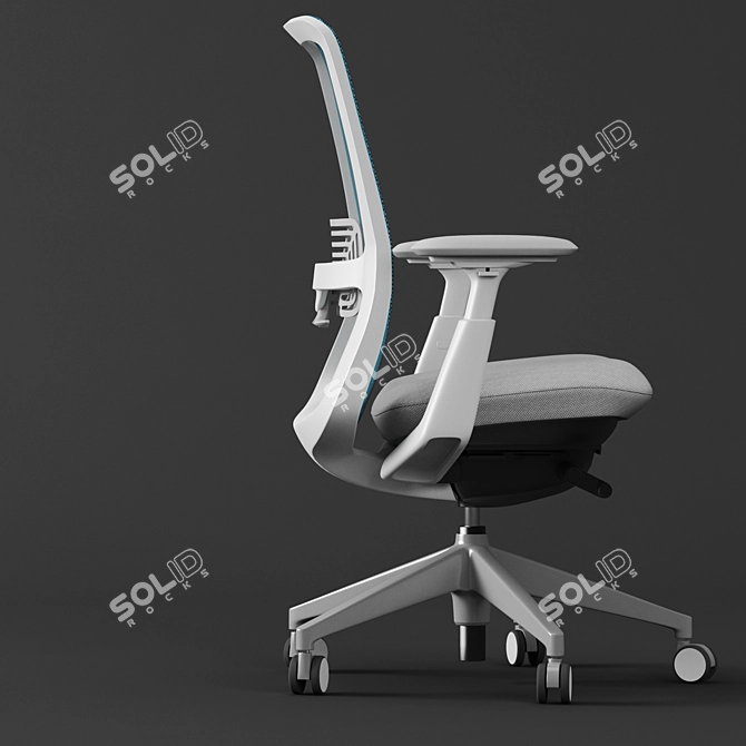 Elevate Your Comfort with the Haworth Soji Chair 3D model image 8