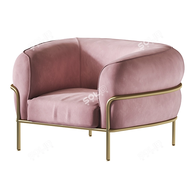 Elegant Gallotti & Radice Chair: Sophie 3D model image 7