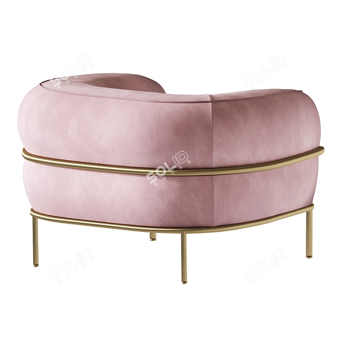 Elegant Gallotti & Radice Chair: Sophie 3D model image 8