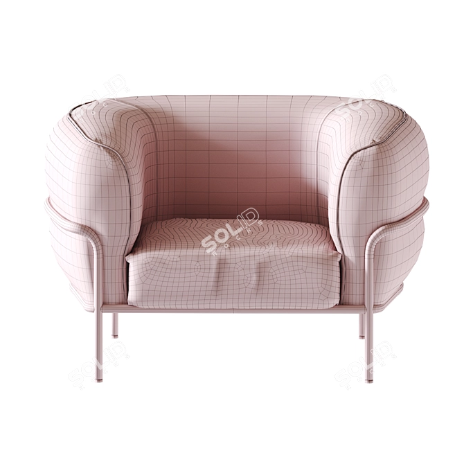 Elegant Gallotti & Radice Chair: Sophie 3D model image 10