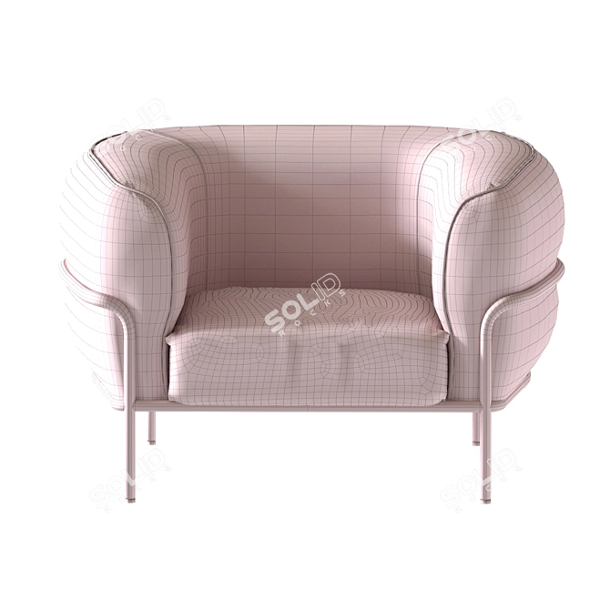 Elegant Gallotti & Radice Chair: Sophie 3D model image 15