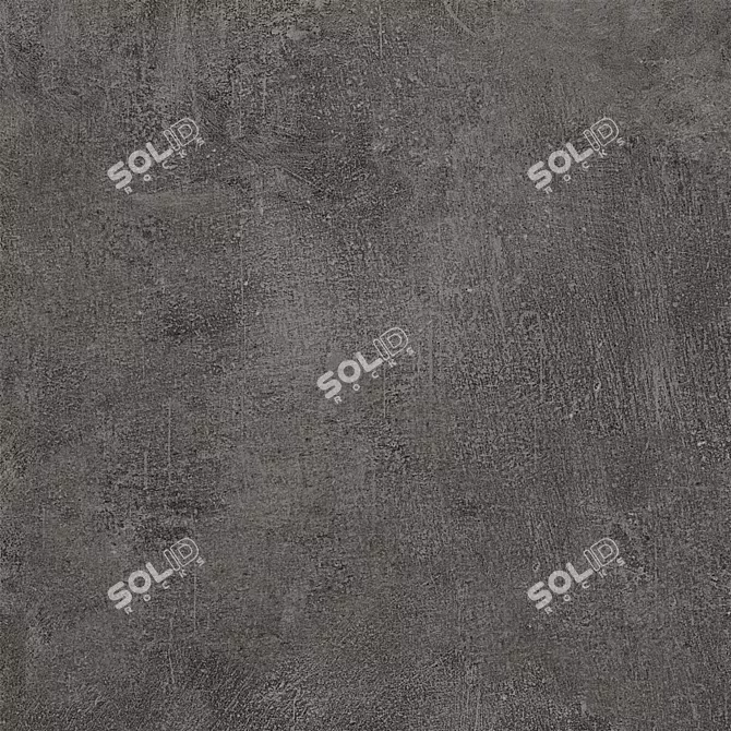 Black Ares Concrete Wall Tiles (Set of 3) 3D model image 5