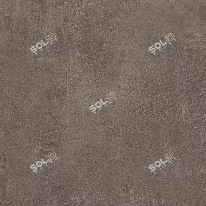 Ares Brown Concrete Wall Tiles Set 3D model image 5