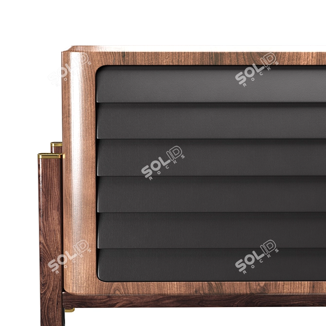 Modern Wood Brando Sideboard 3D model image 4