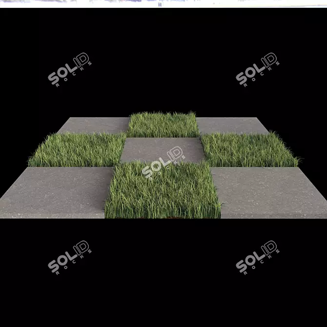 Elegant Decorative Floor Set 3D model image 1