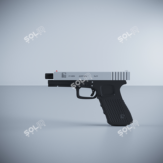 GLOCK 17: Reliable Firepower for Any Situation 3D model image 2