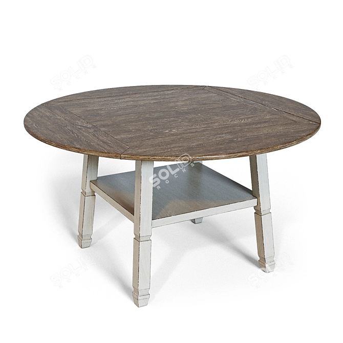 Bolanburg Counter Height Dining Table 3D model image 4