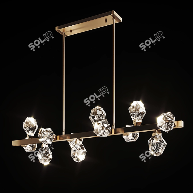 Luxury Crystal Chandelier | Lampatron 3D model image 1