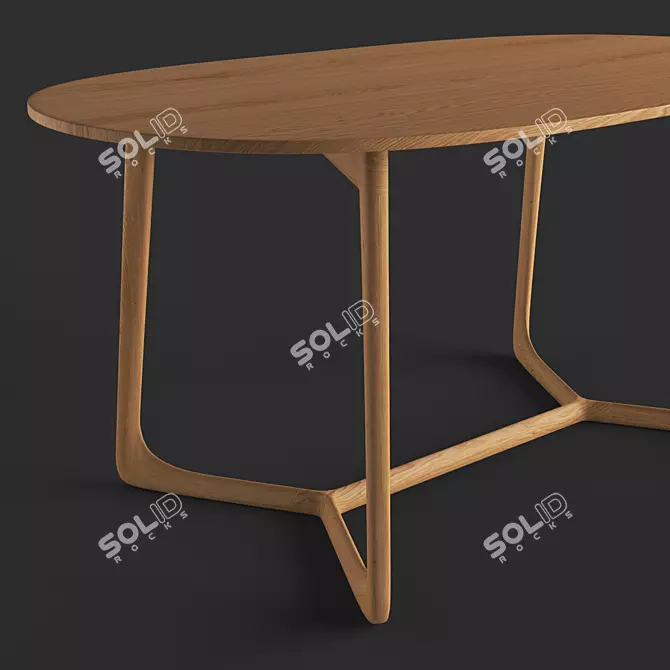 Arbre Georg Dining Table 3D model image 3