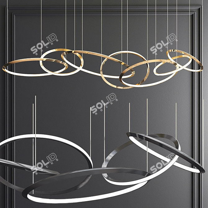 Terzani Oracle Capella Rings Collection 3D model image 3