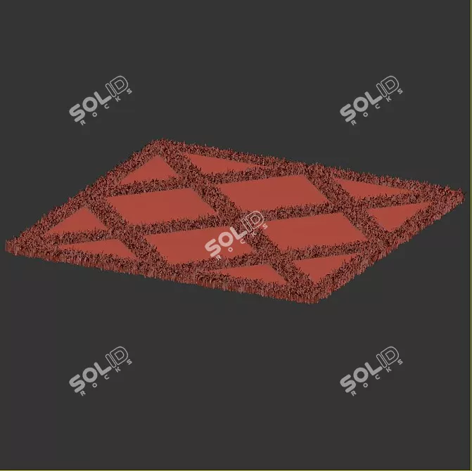 Elegant Decor Floor Set 3D model image 3