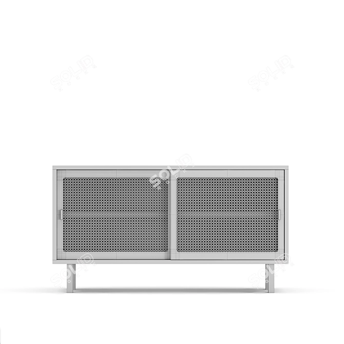 Colonel STRAW Sideboard Set: Stylish Storage Solution 3D model image 3
