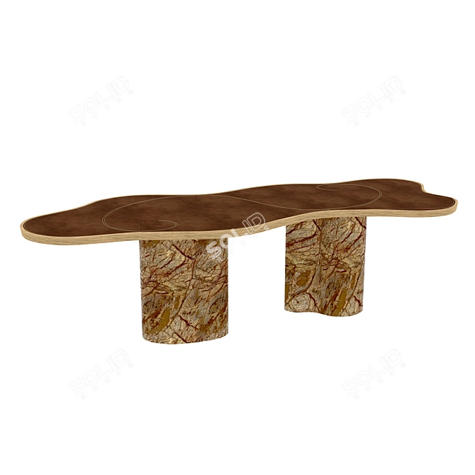 Elegant Stone Sculpture: Slava Kharisov 3D model image 2