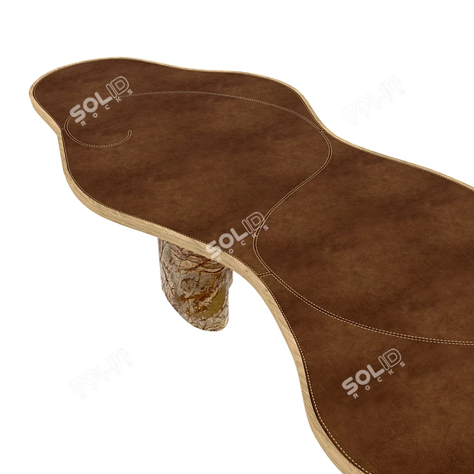 Elegant Stone Sculpture: Slava Kharisov 3D model image 3