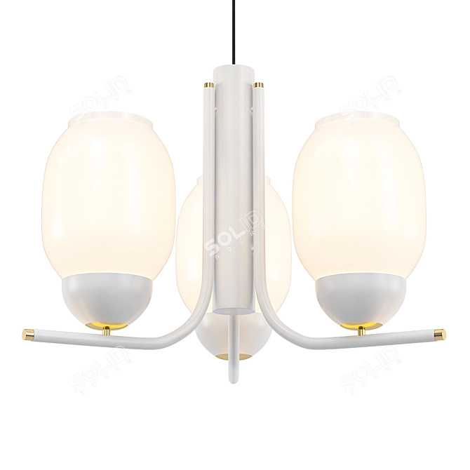 Elegant Chandelier by Alma 3D model image 1