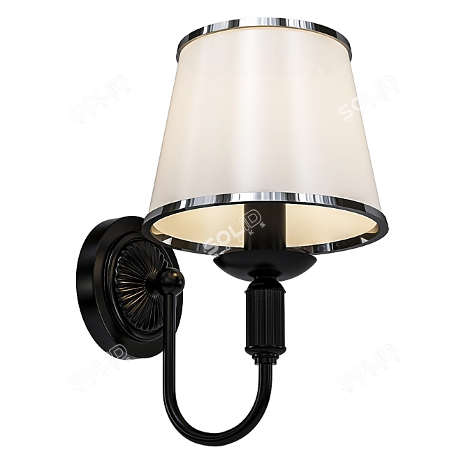 Elegant Anafesto Sconces: Classic Lighting 3D model image 1