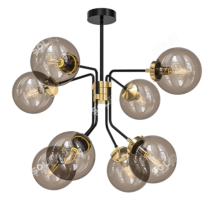 Bistro Ceiling Globe: Elegant Lighting for Your Space 3D model image 1