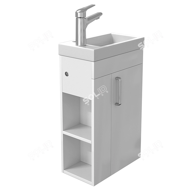 IDDIS Torr Bathroom Set 3D model image 1