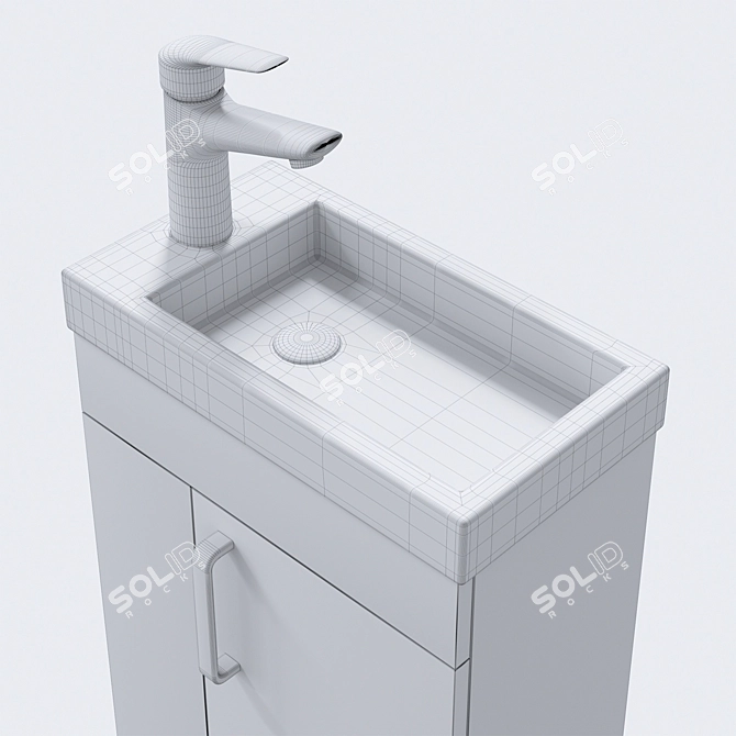IDDIS Torr Bathroom Set 3D model image 4