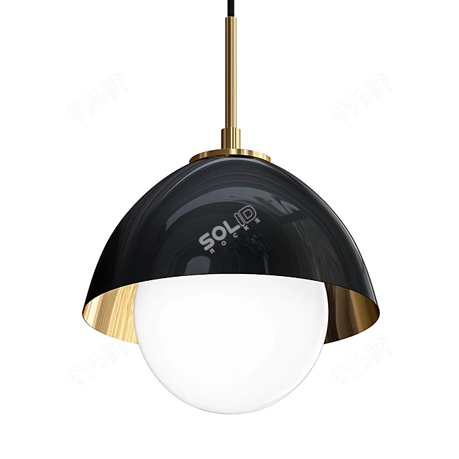 Scandinavian Style Hanging Light 3D model image 1