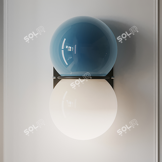 Elegant Twin 1.0 Wall Sconce by SKLO 3D model image 2