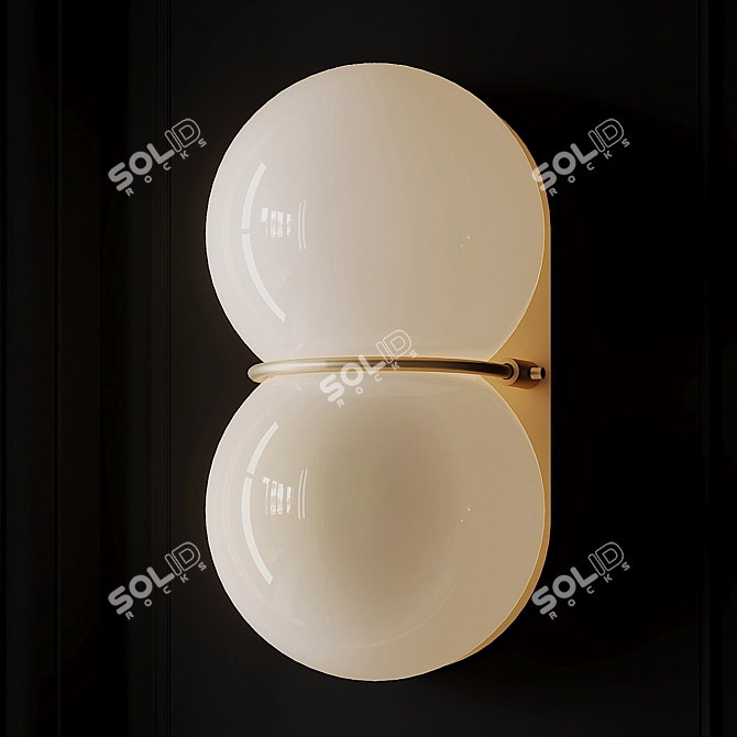 Elegant Twin 1.0 Wall Sconce by SKLO 3D model image 3