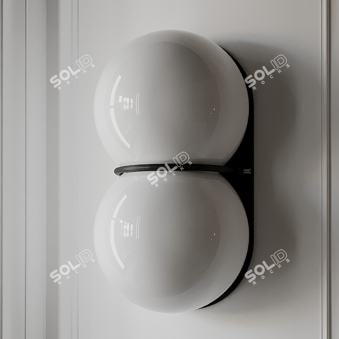 Elegant Twin 1.0 Wall Sconce by SKLO 3D model image 5