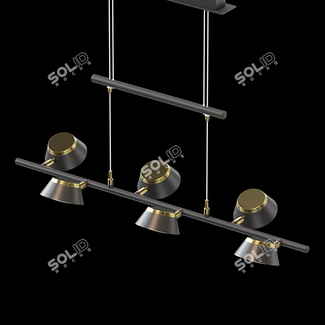 Flamer LED Pendant Lamp 3D model image 2